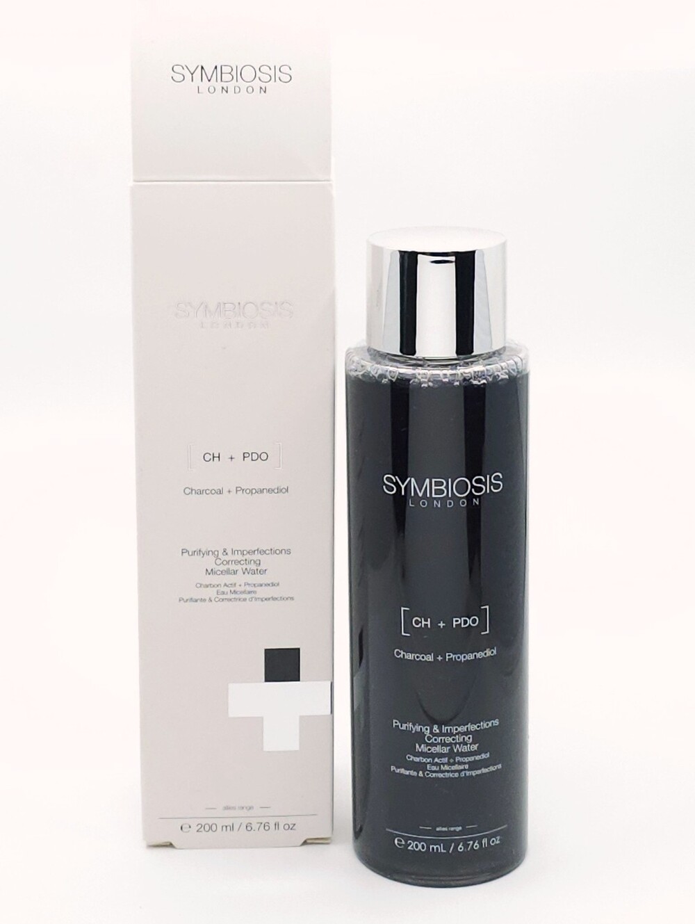 Symbiosis London Charcoal Micellar Water 200ml NIB
